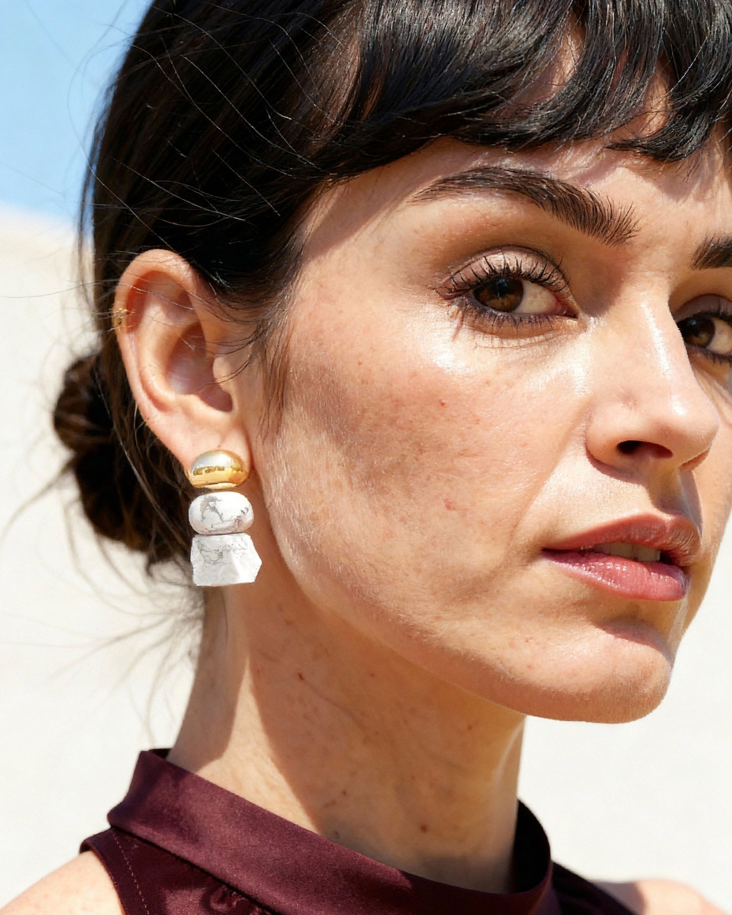 עגילי בועה 06 | אבני האולייט