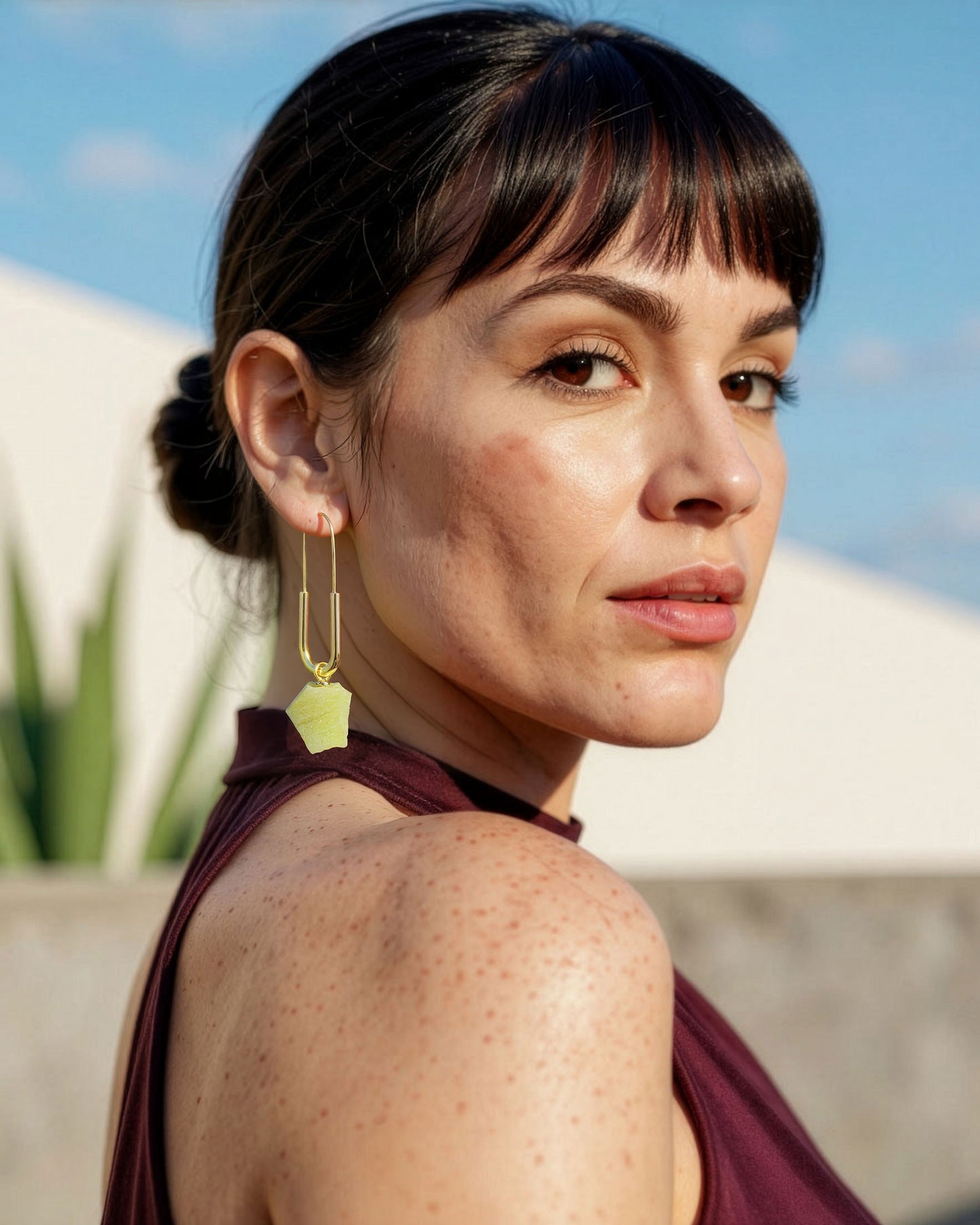 עגילי גשר 01 | ג'ייד לימוני