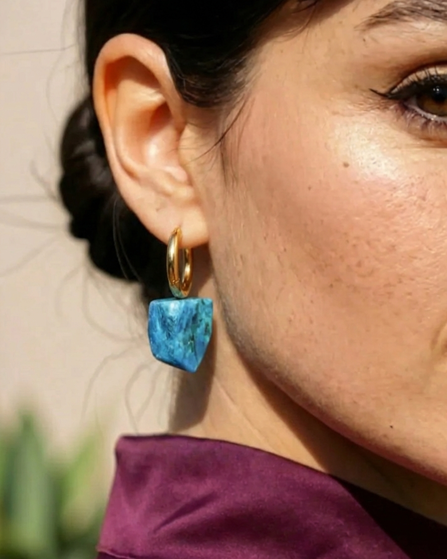 עגילי סלע 07 | אבני אפטייט