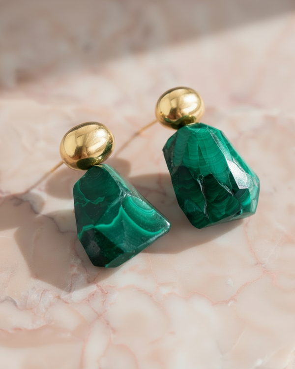 עגילי בועה 02 | אבני מלכית