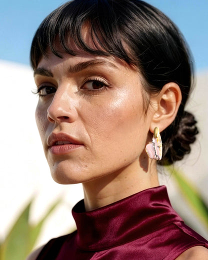 עגילי לבה 02 | אופל וורוד