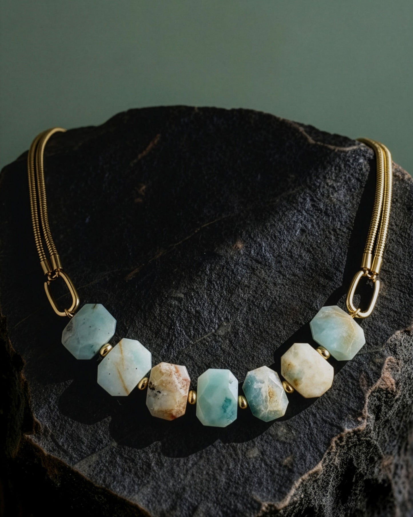 שרשרת 01 | אבני אמזונייט