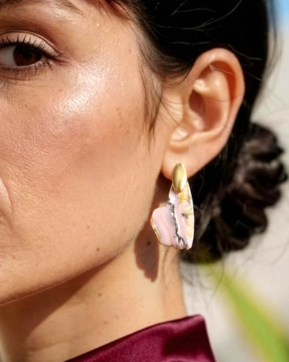 עגילי לבה 02 | אופל וורוד