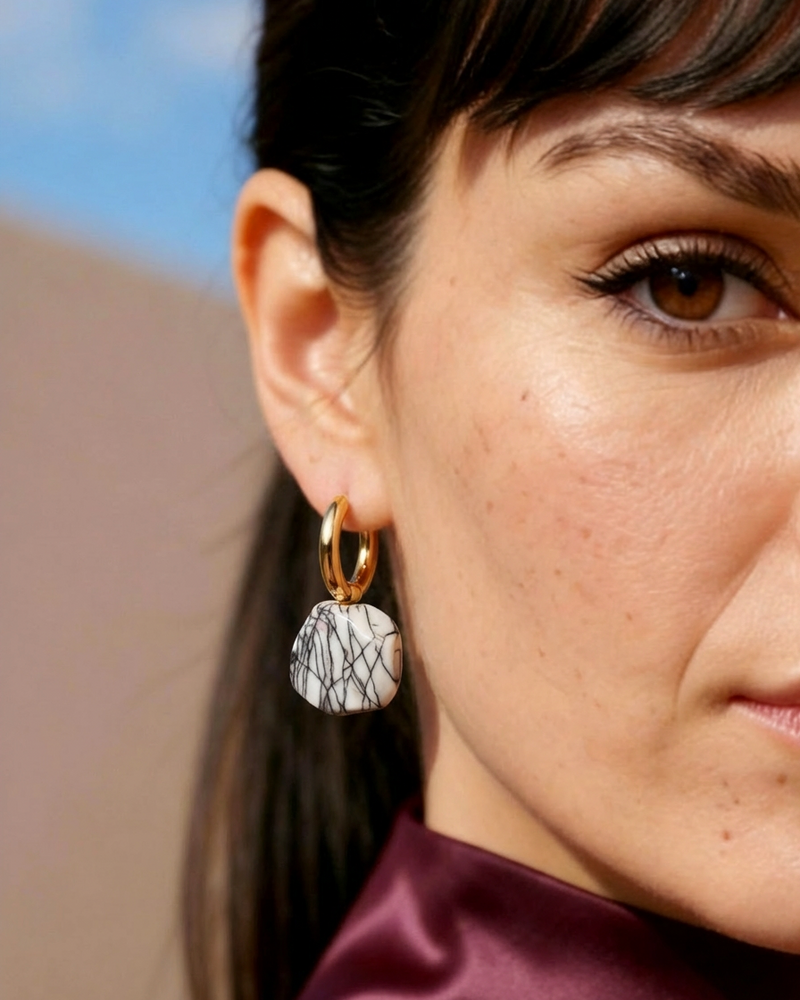 עגילי סלע 08 | אבני פיקאסו