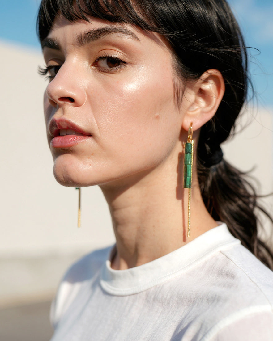 עגילי נהר אמרלד