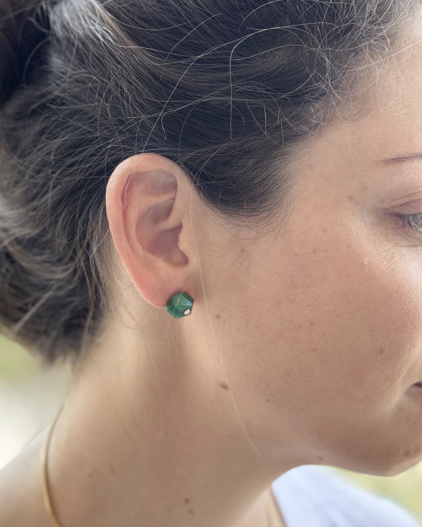 עגילי שמש אמרלד