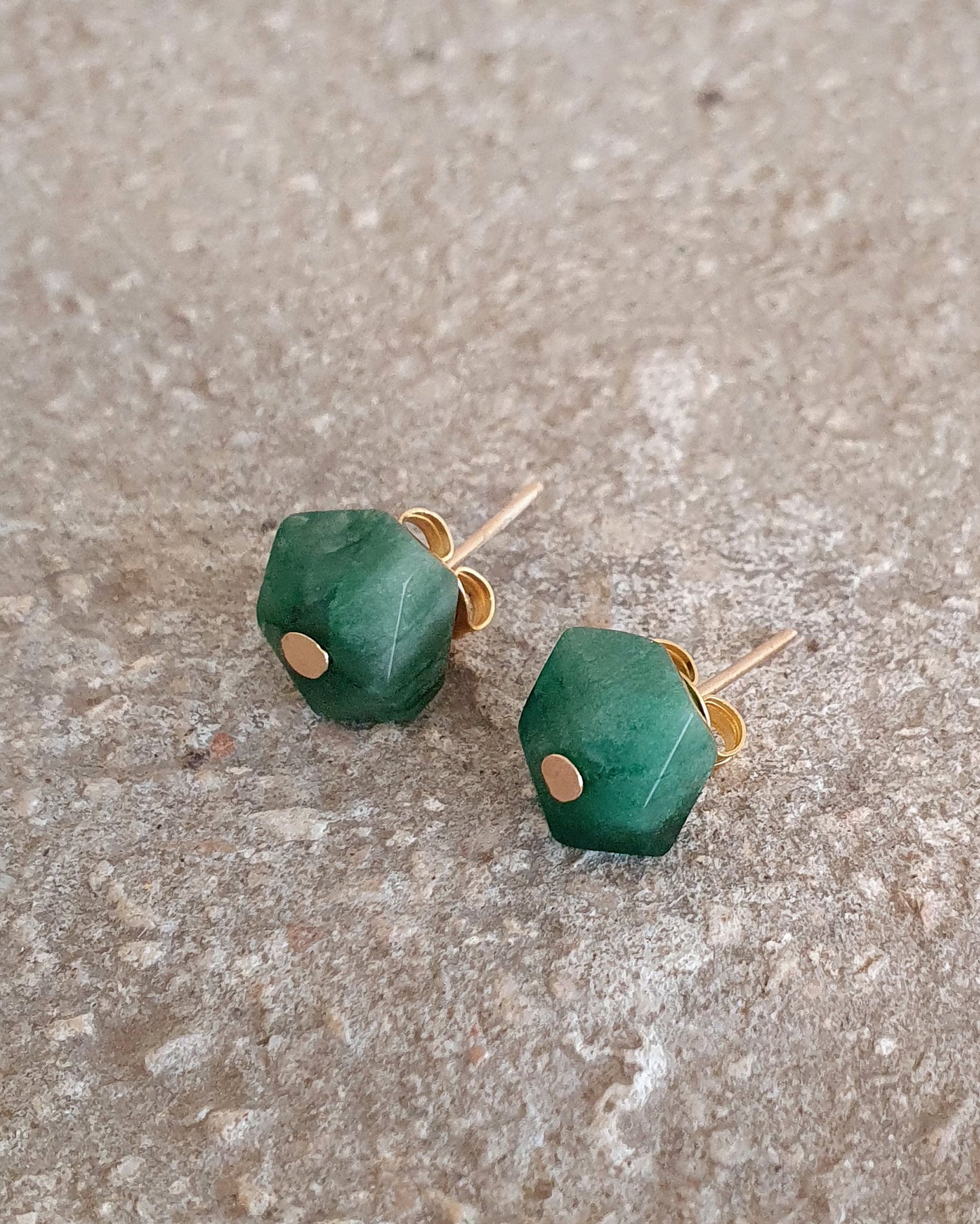 עגילי שמש אמרלד