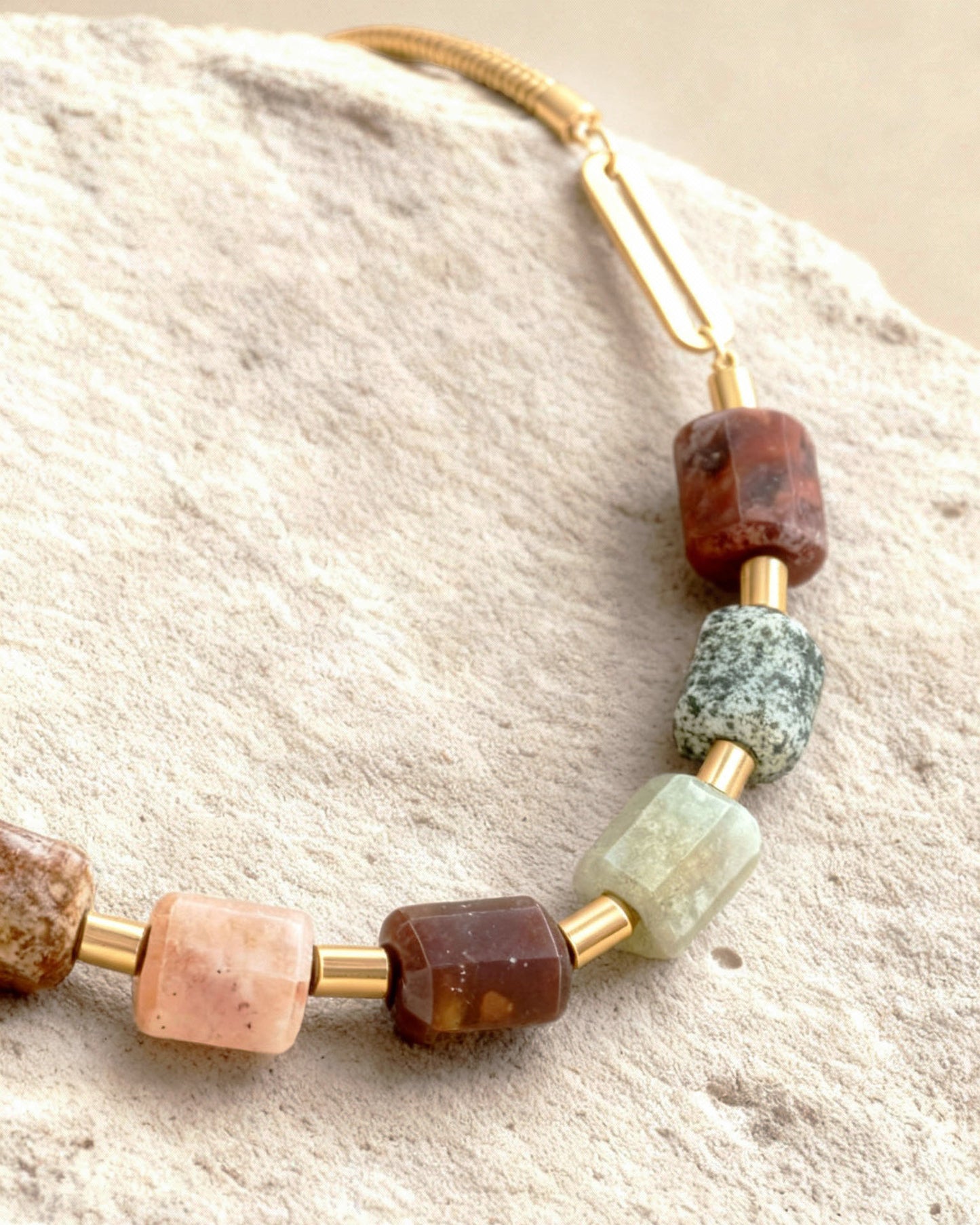 שרשרת 03 | מגוון אבנים